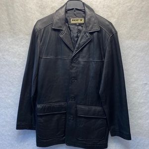 RFT Rainforest Leather lambskin Mens Jacket black Medium